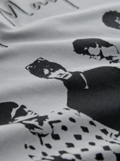 Grey Oasis Graphic Band T-Shirt