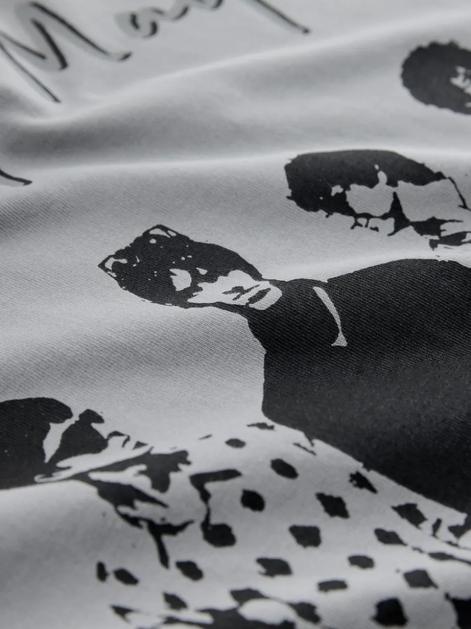 Grey Oasis Graphic Band T-Shirt