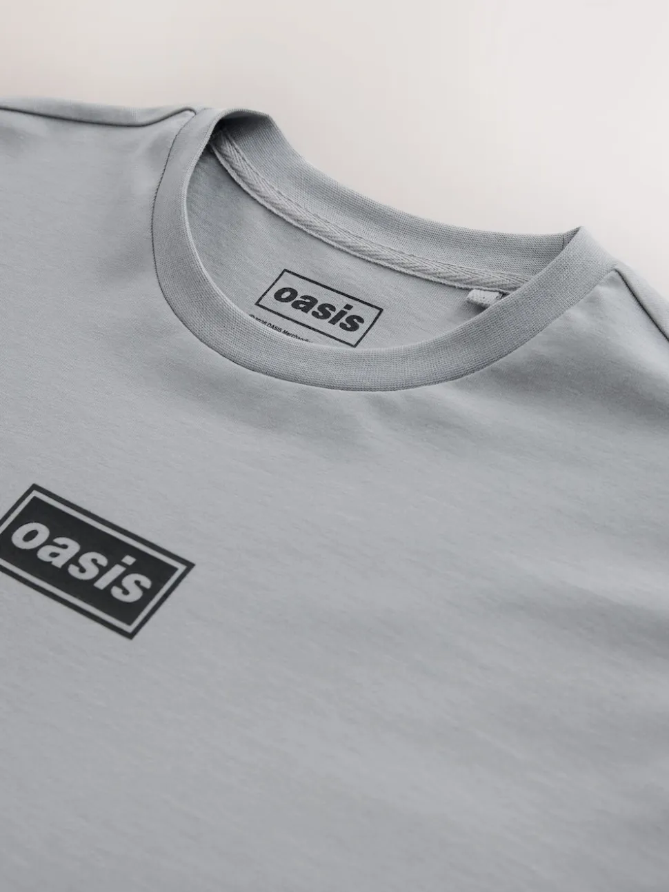Grey Oasis Graphic Band T-Shirt