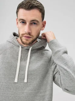 Grey Overhead Hoodie Heavyweight Garment Washed