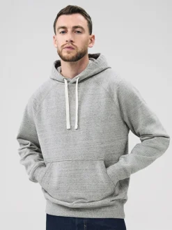 Grey Overhead Hoodie Heavyweight Garment Washed