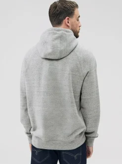 Grey Overhead Hoodie Heavyweight Garment Washed