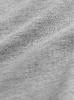 Grey Regular Fit Stag T-Shirt