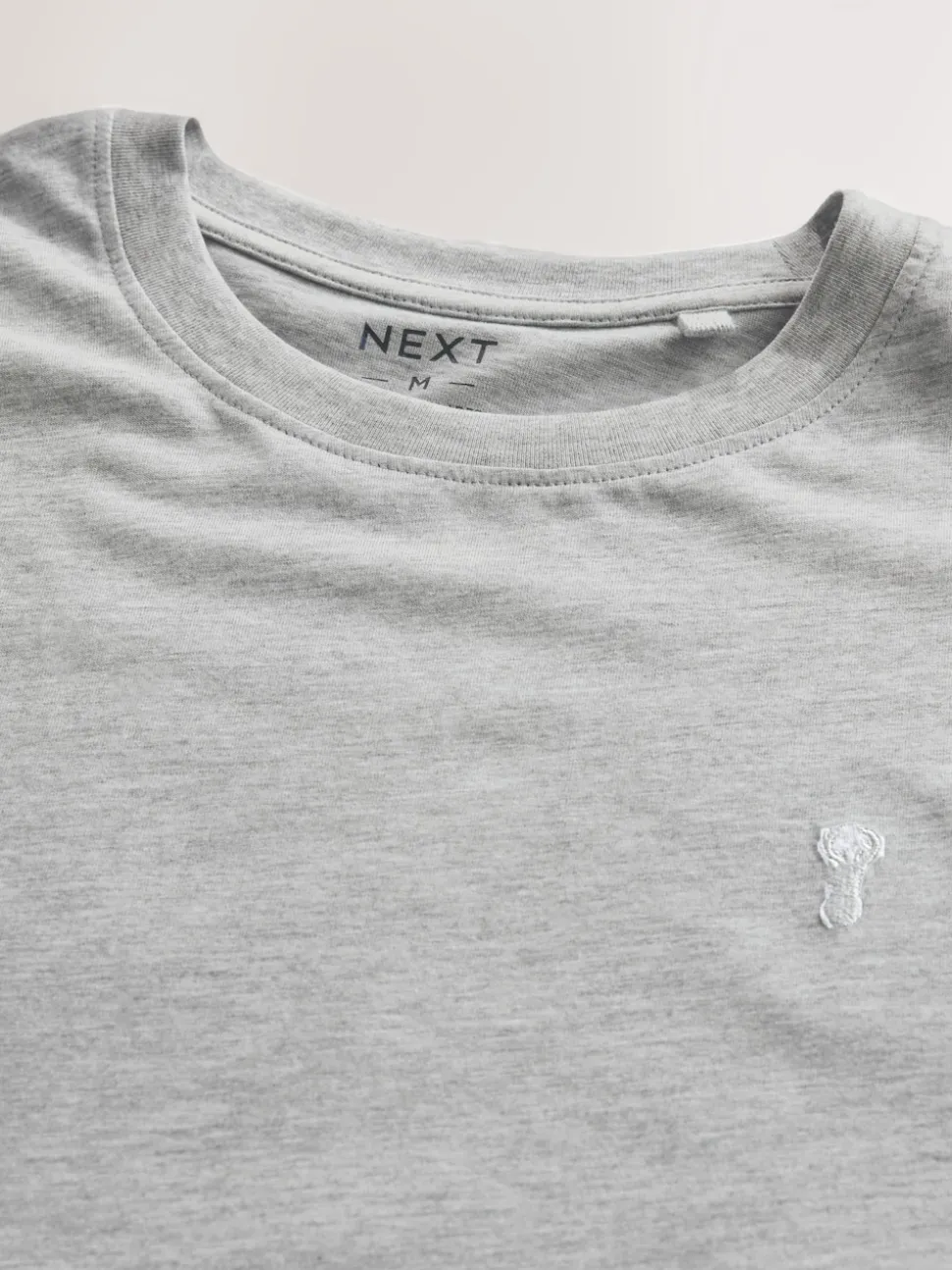 Grey Regular Fit Stag T-Shirt