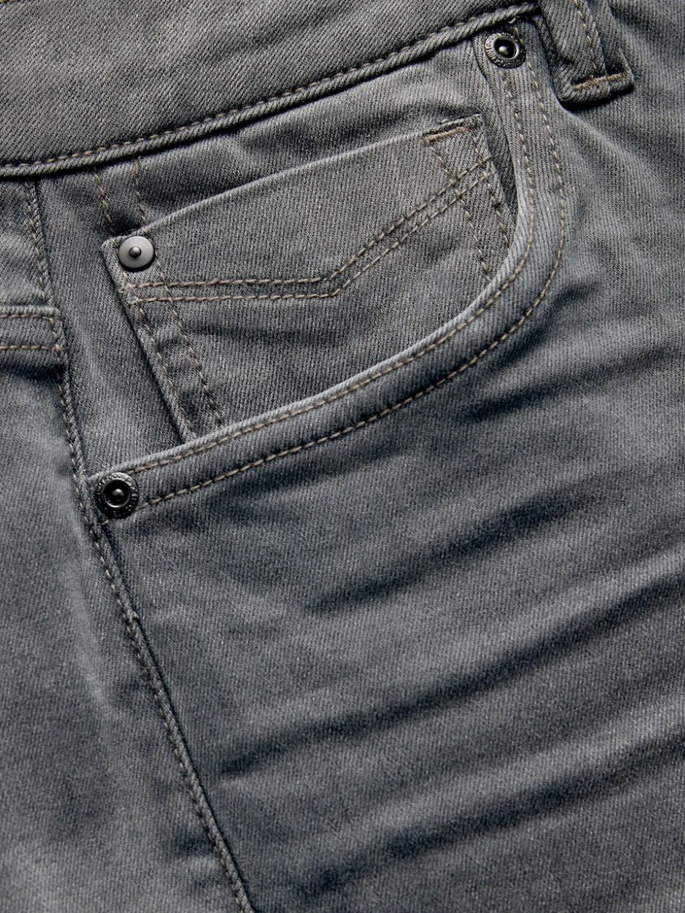 Grey Regular Tapered Fit Motionflex Jeans