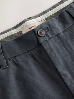 Grey Relaxed Fit Stretch Chinos Trousers