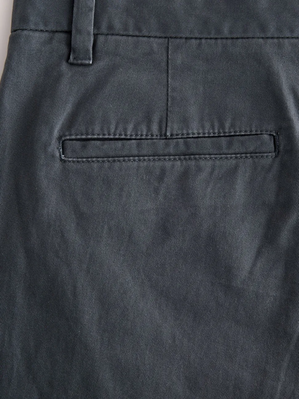 Grey Relaxed Fit Stretch Chinos Trousers