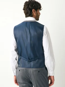 Grey Signature Cerutti !00% Italian Wool Suit Waistcoat