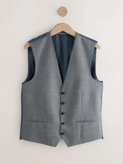 Grey Signature Cerutti !00% Italian Wool Suit Waistcoat