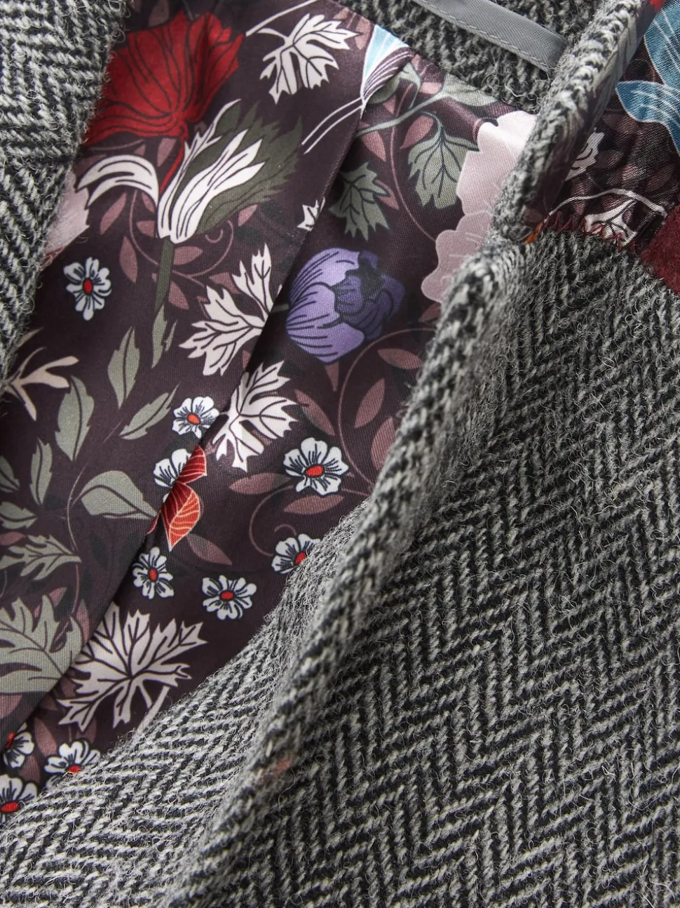 Grey Signature Harris Tweed British Wool Blazer