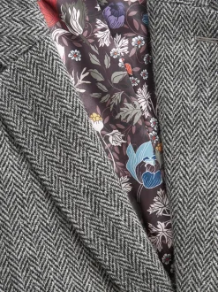 Grey Signature Harris Tweed British Wool Blazer
