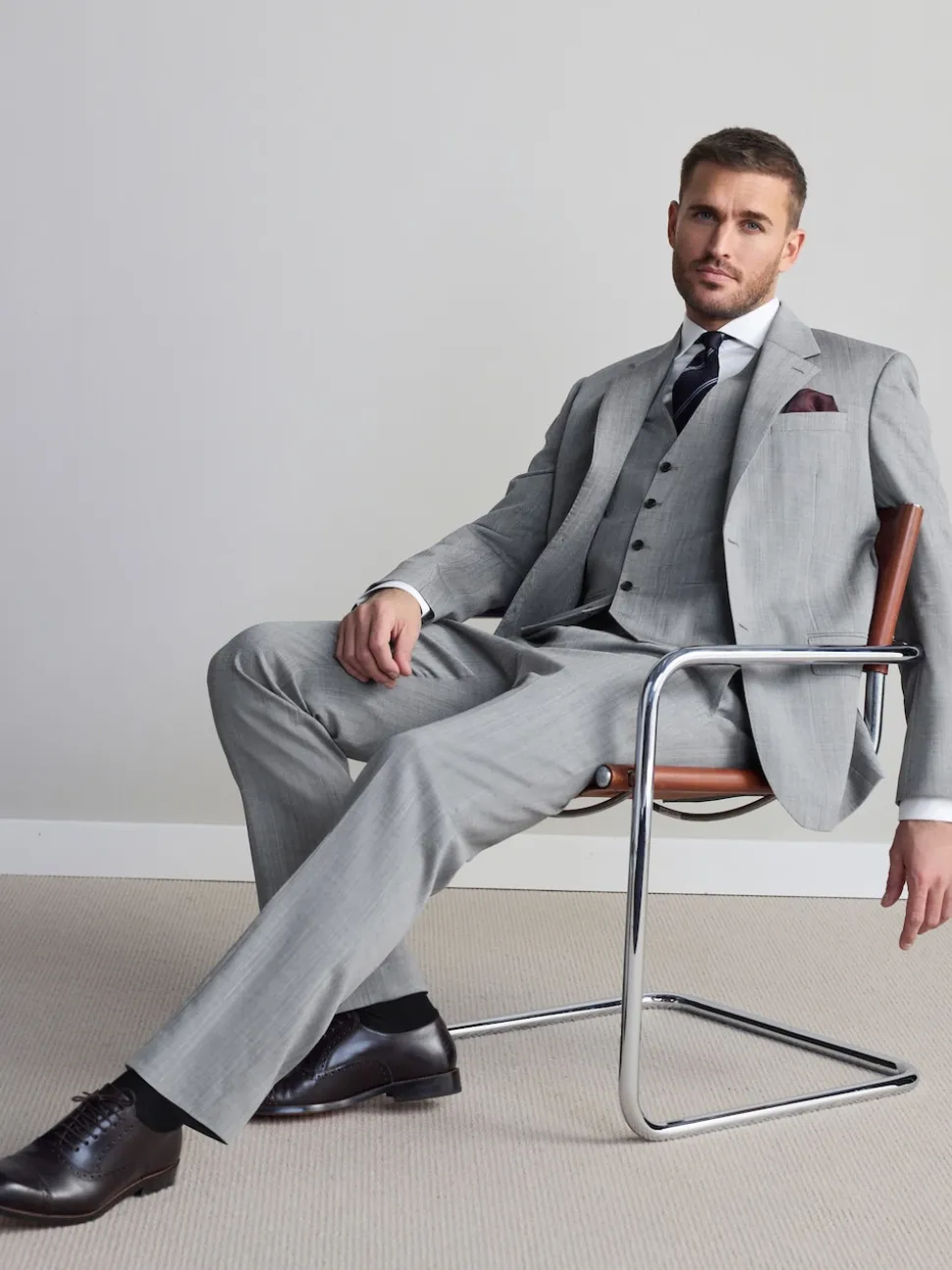 Grey Signature Nova Fides Wool Waistcoat