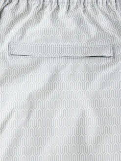 Grey Signature Tailored Waistband Swim Shorts