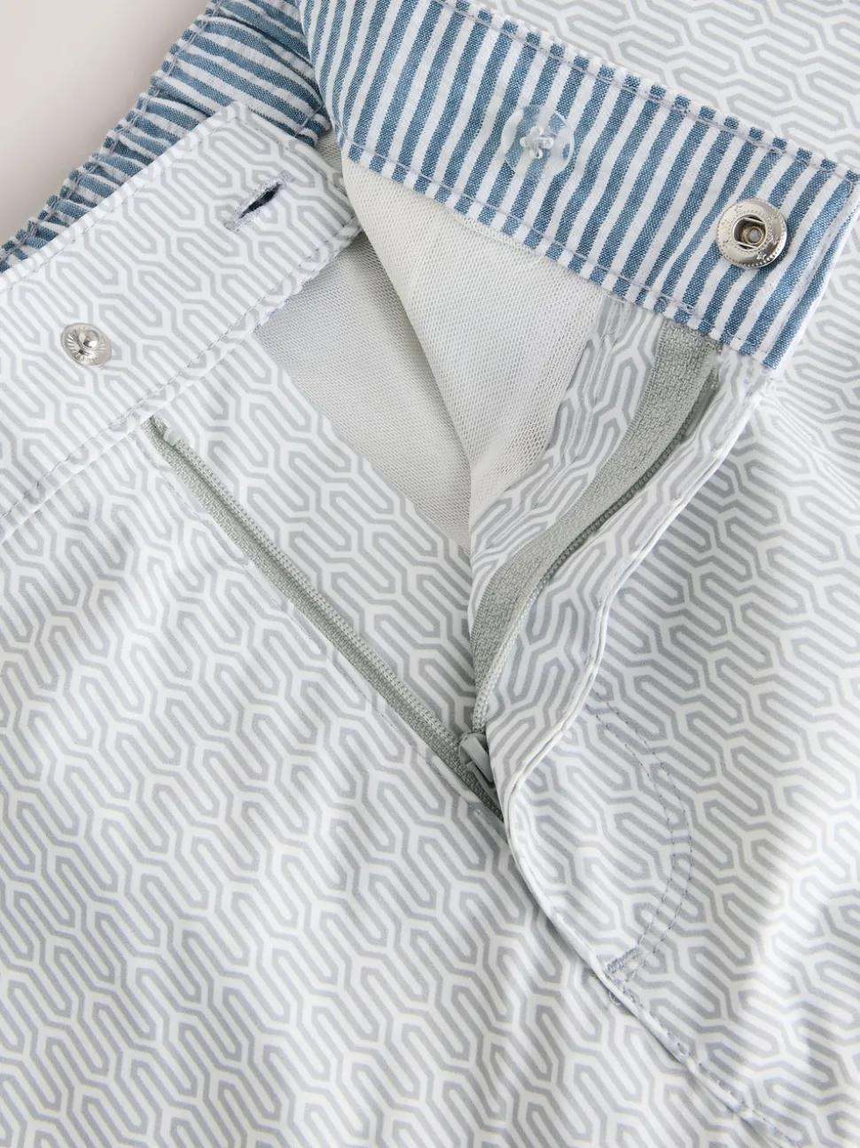 Grey Signature Tailored Waistband Swim Shorts