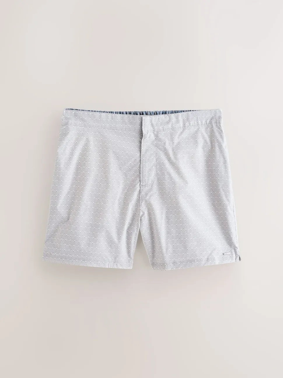 Grey Signature Tailored Waistband Swim Shorts