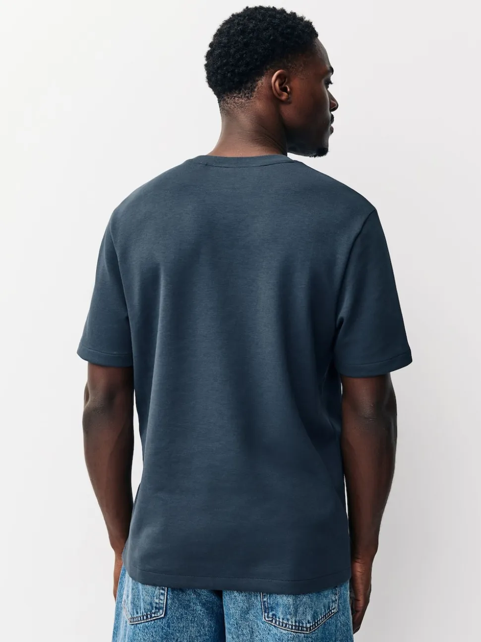 Grey Slate Regular Fit Smart Soft Touch Heavyweight T-Shirt