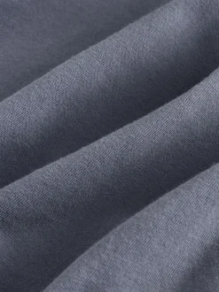 Grey Slate Slim Fit Essential Crew Neck Cotton T-Shirt
