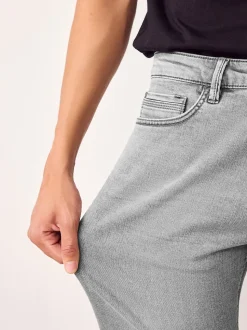 Grey Slim Fit Comfort Stretch Jeans