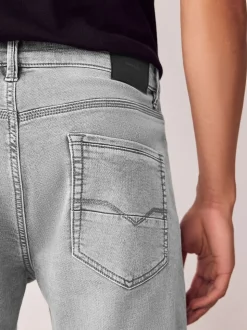 Grey Slim Fit Comfort Stretch Jeans