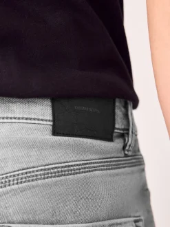 Grey Slim Fit Comfort Stretch Jeans