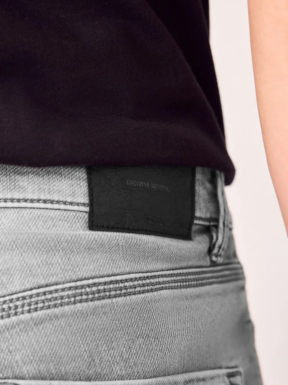 Grey Slim Fit Comfort Stretch Jeans