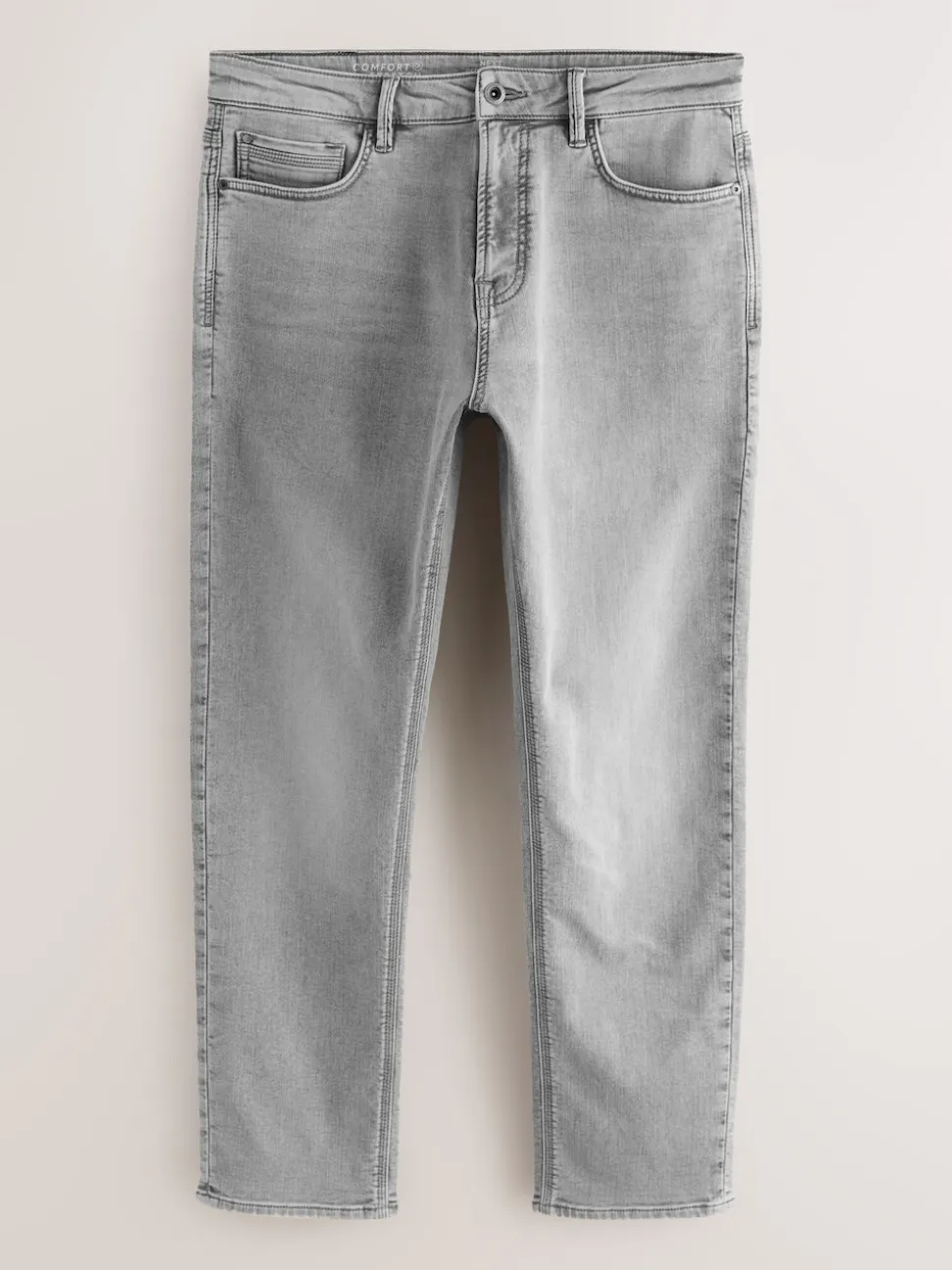 Grey Slim Fit Comfort Stretch Jeans