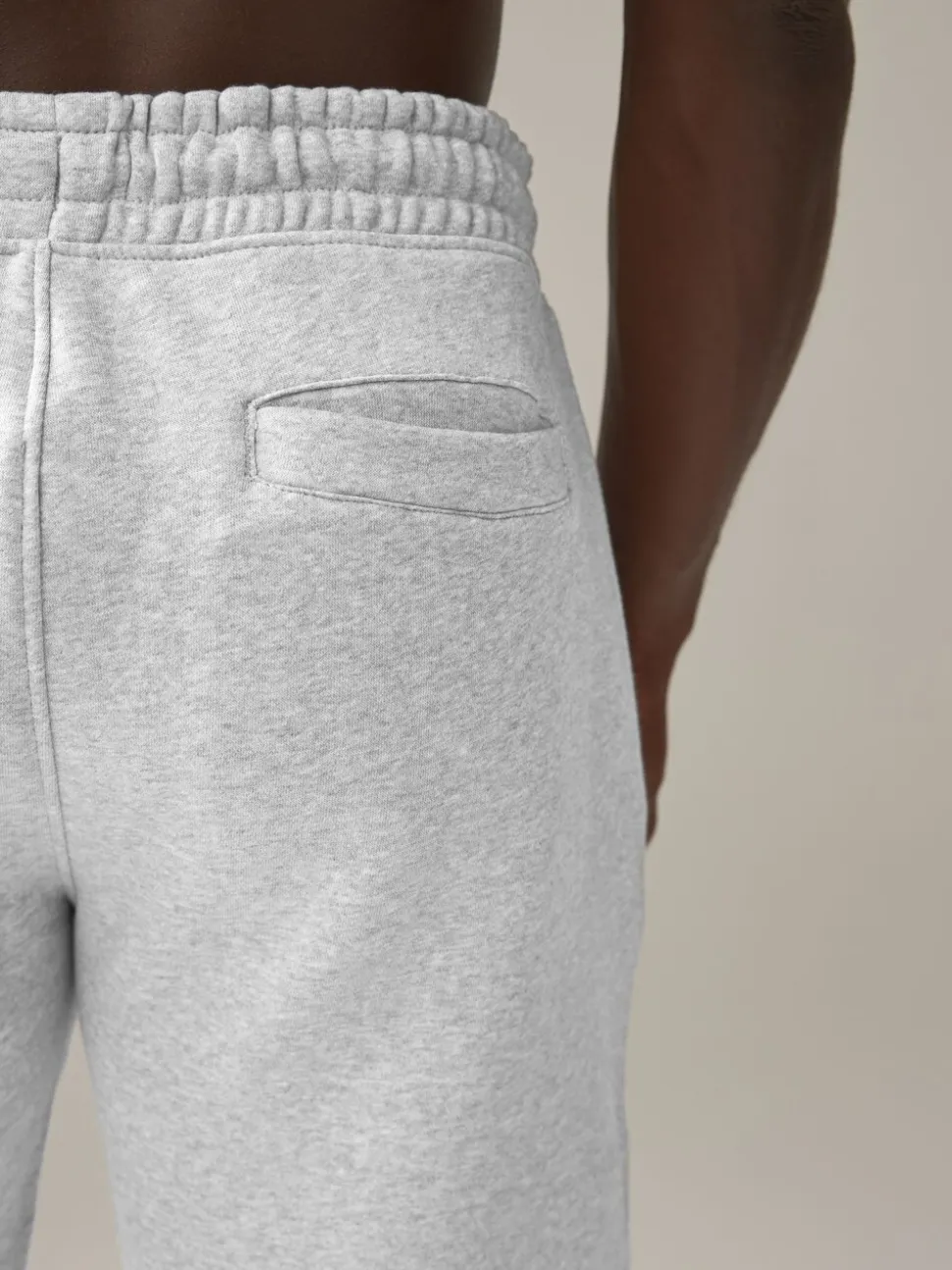 Grey Slim Fit Cotton Rich Jersey Joggers
