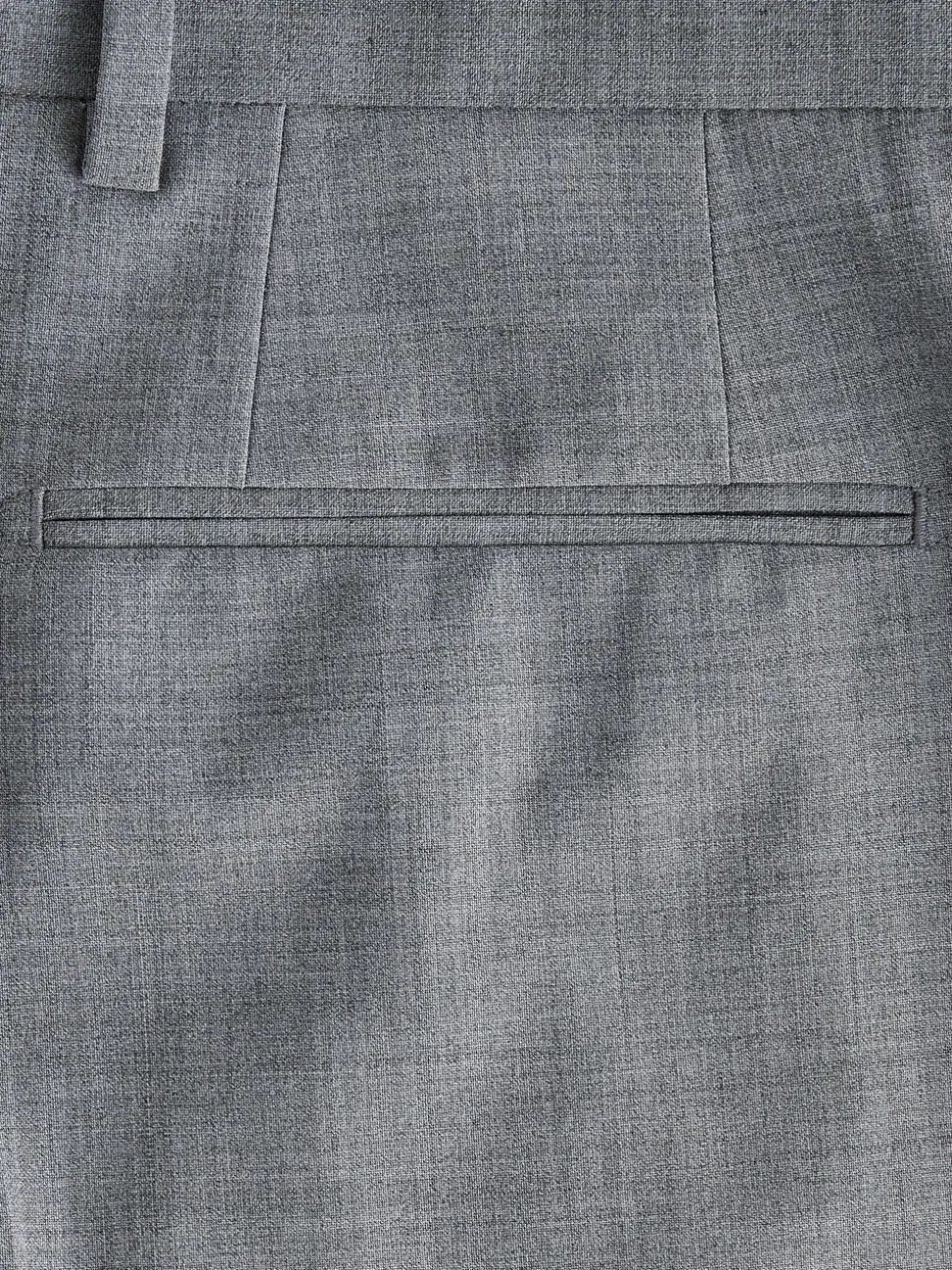 Grey Slim Fit Wool Blend Motionflex Suit Trousers