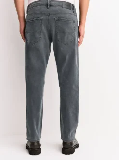 Grey Straight Fit Motionflex Jeans