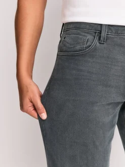 Grey Straight Fit Motionflex Jeans