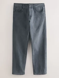 Grey Straight Fit Motionflex Jeans