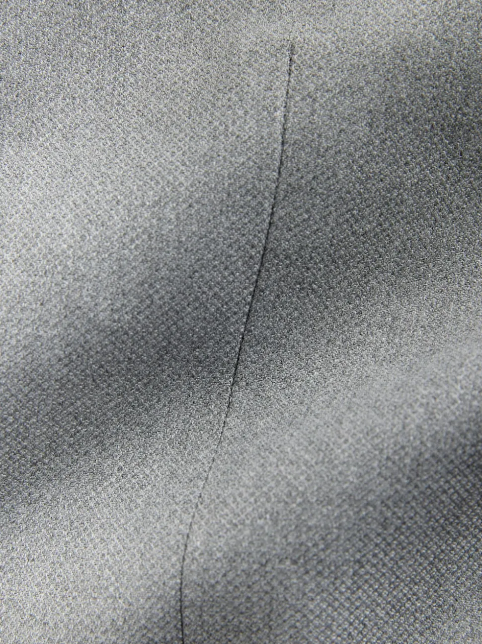 Grey Tailored Fit Textured Suit Jacket