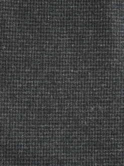 Grey Texture Straight Fit Smart Textured Trousers