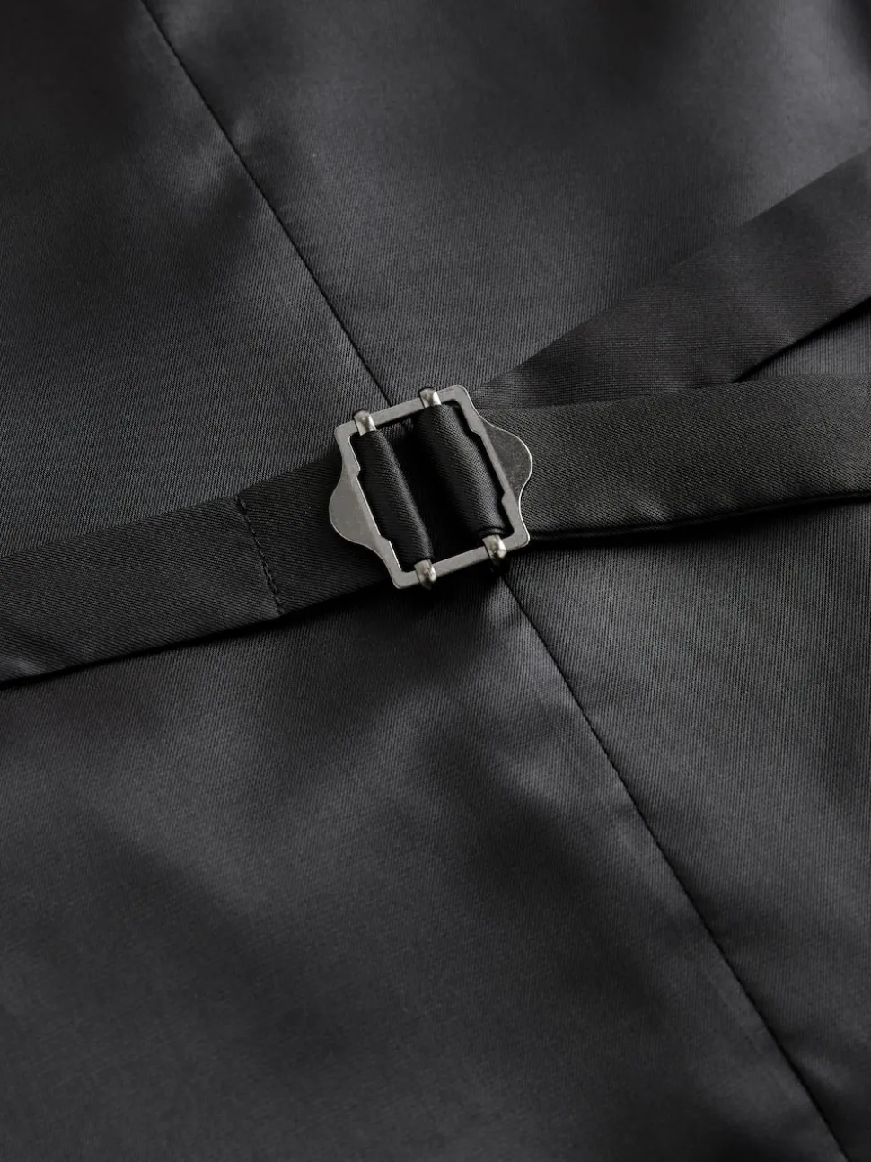 Grey Textured Suit Waistcoat