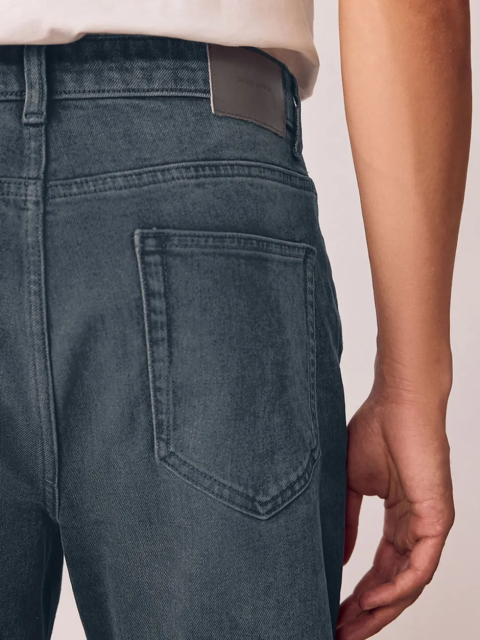 Grey Tint Bootcut Vintage Wash Denim Jeans