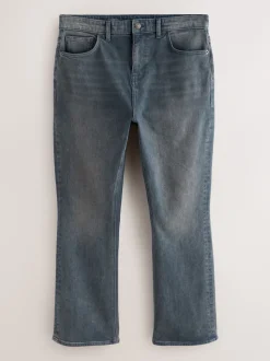Grey Tint Bootcut Vintage Wash Denim Jeans