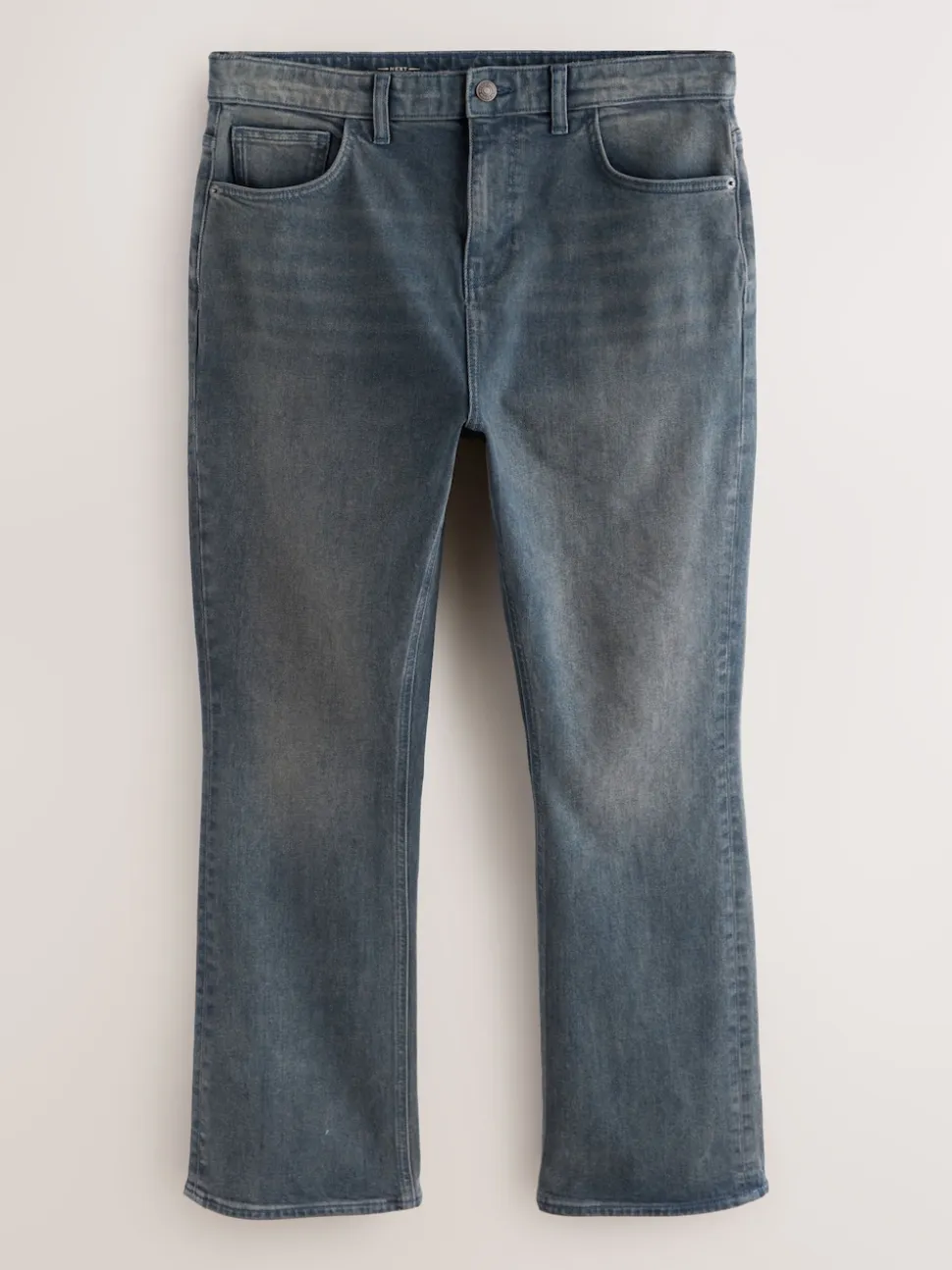 Grey Tint Bootcut Vintage Wash Denim Jeans