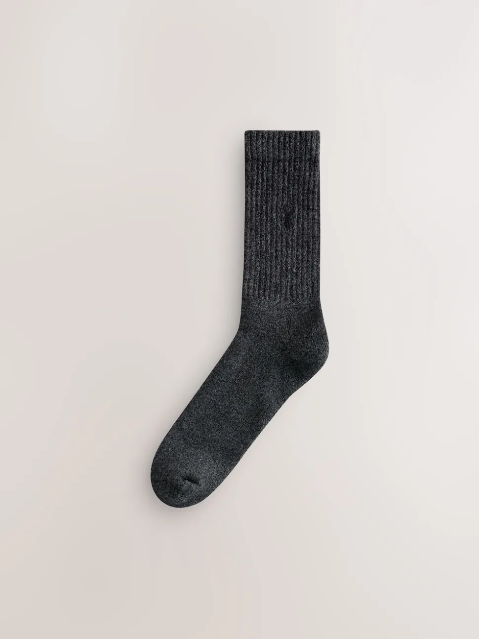 Grey Twisted Heavyweight Socks 4 Pack