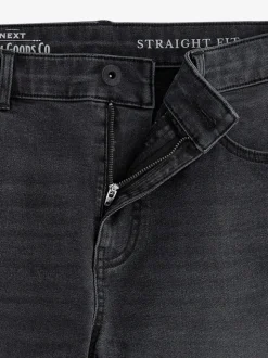 Grey Washed Slim Fit Essential Stretch Jeans