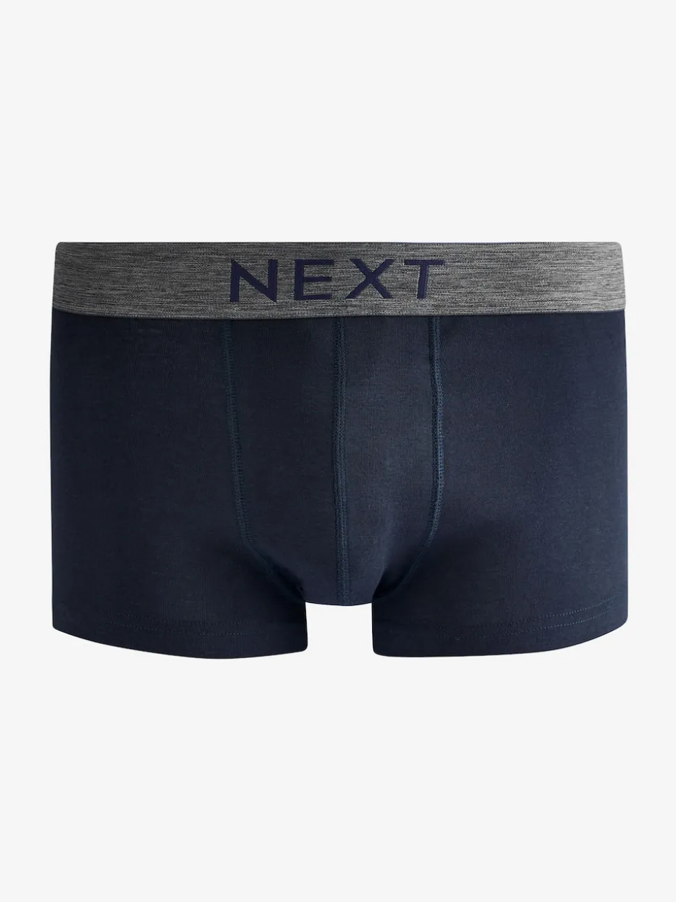 Grey/Navy 4 pack Hipster 100% Cotton Boxers