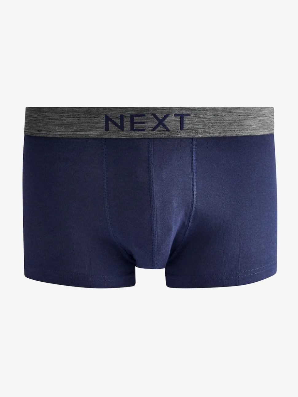 Grey/Navy 4 pack Hipster 100% Cotton Boxers