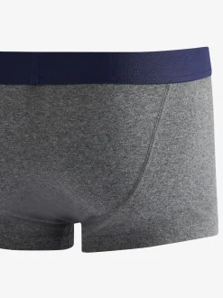 Grey/Navy 4 pack Hipster 100% Cotton Boxers