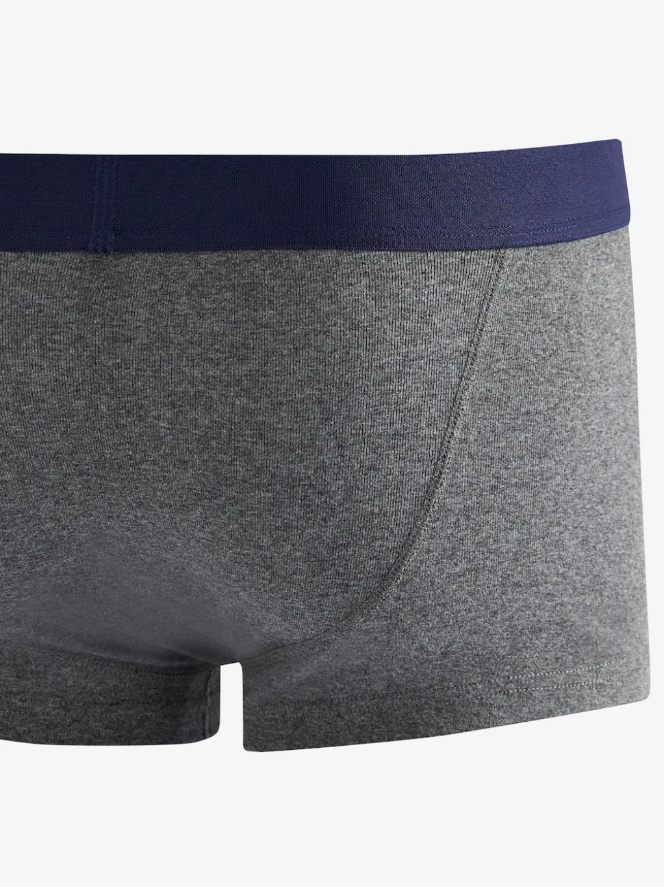 Grey/Navy 4 pack Hipster 100% Cotton Boxers