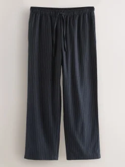 Grey/Neutral Stripe Woven Pyjama Bottoms 2 Pack