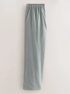 Grey/Neutral Stripe Woven Pyjama Bottoms 2 Pack