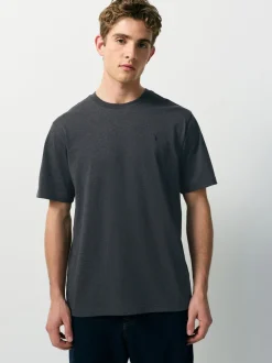 Grey/Orange/Grey/Blue Marls Regular Fit T-Shirts 4 Pack