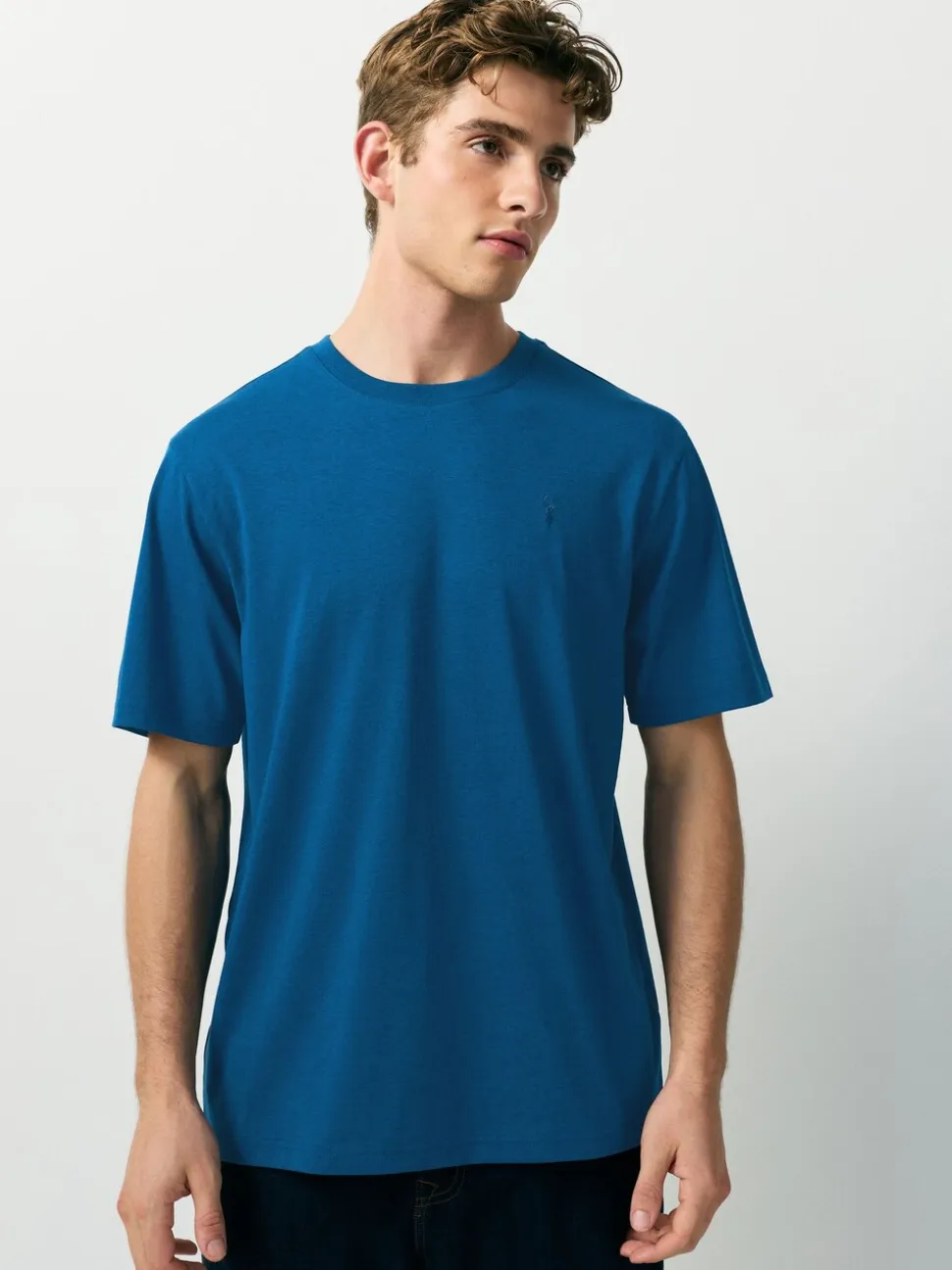 Grey/Orange/Grey/Blue Marls Regular Fit T-Shirts 4 Pack