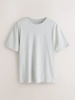 Grey/Orange/Grey/Blue Marls Regular Fit T-Shirts 4 Pack