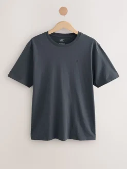 Grey/Pink/Ecru/Green Regular Fit T-Shirts 4 Pack