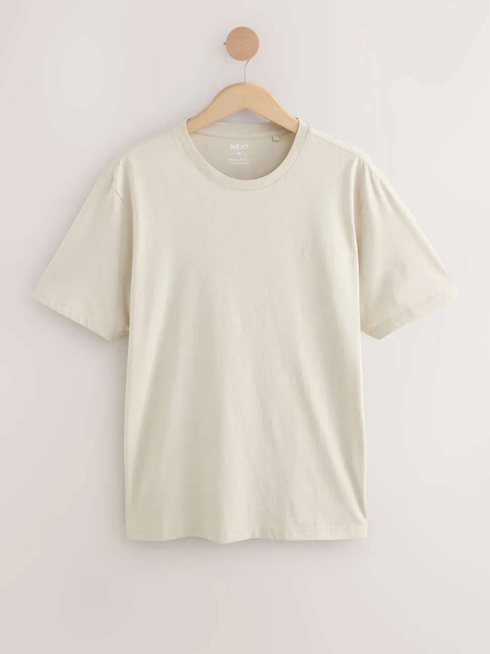 Grey/Pink/Ecru/Green Regular Fit T-Shirts 4 Pack